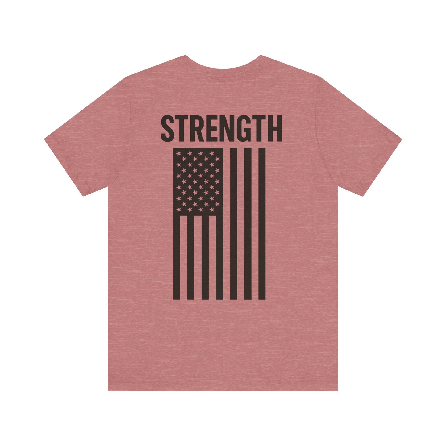 Patriotic Strength T-Shirt, Unisex Tee, 4th of July Shirt, Independence Day Apparel, Casual Summer Wear, Gift for Veterans