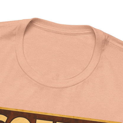 Steel Worker Coffee T-Shirt – Industrial Graphic Tee for Hardworking Coffee Fans