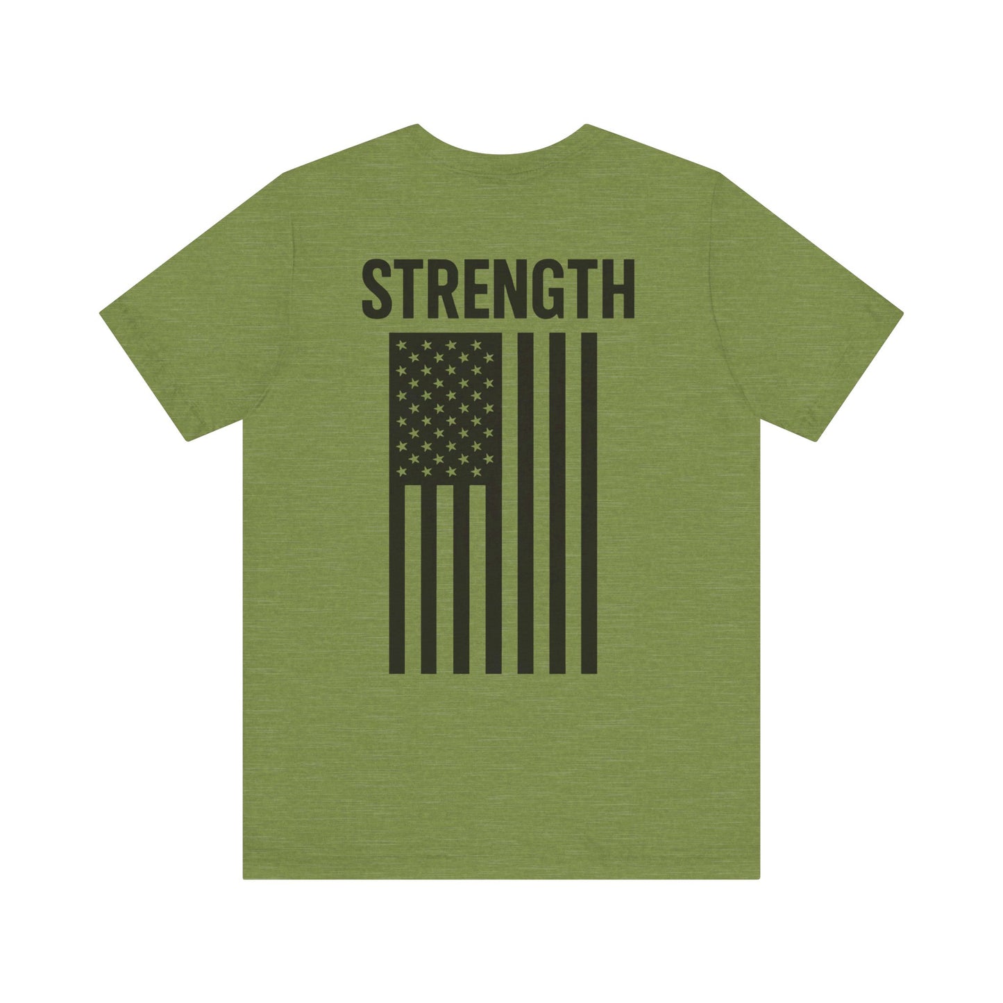 Patriotic Strength T-Shirt, Unisex Tee, 4th of July Shirt, Independence Day Apparel, Casual Summer Wear, Gift for Veterans