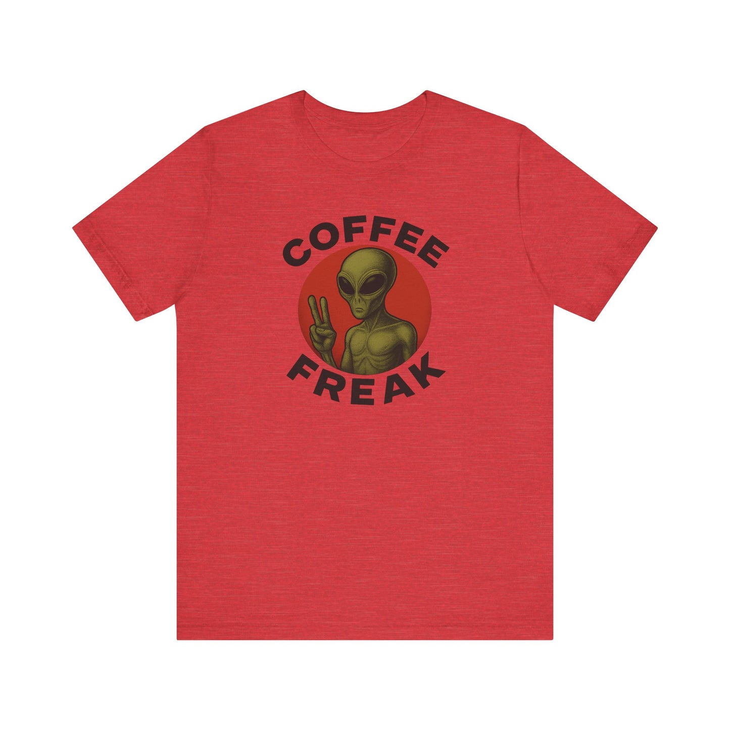 Coffee Freak Unisex Jersey Short Sleeve Tee, Cute Alien Tee, Funny Coffee Shirt for Coffee Lovers, Quirky Graphic Tee, Perfect for [...]
