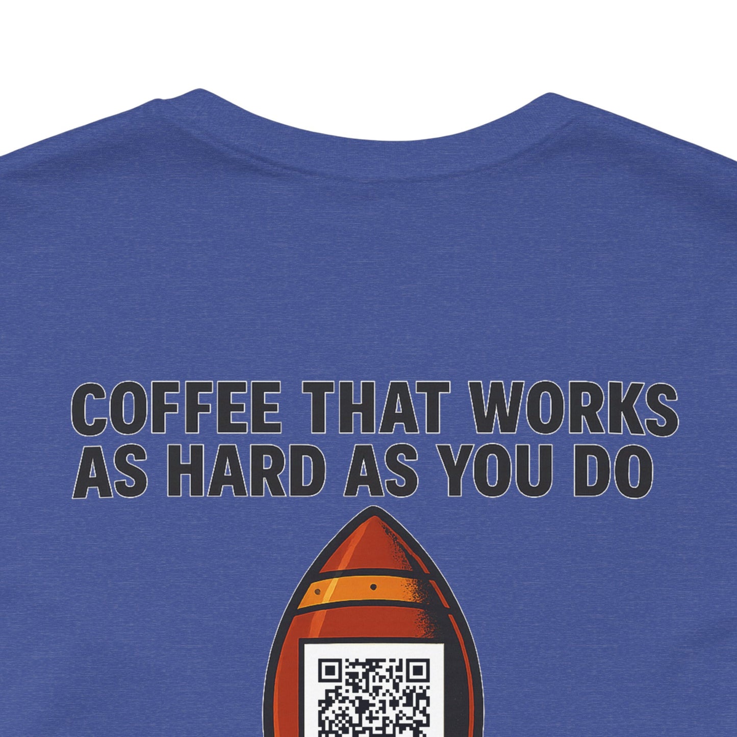 Coffee-Focused Promotional Rocket Tee, Motivational Shirt, Gift for Coffee Lovers, Fun Relaxed T-Shirt, Everyday Casual Wear