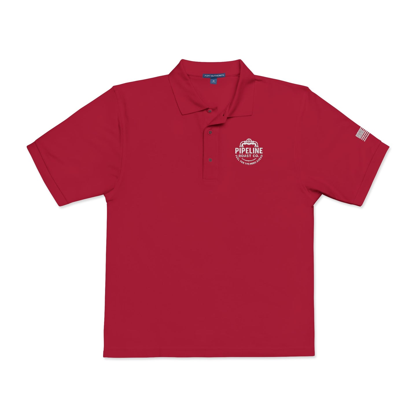 Pipeline Roast Co. Branded Polo – Classic Port Authority Coffee Apparel