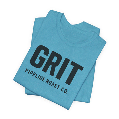 Bold Grit Tee for Coffee Lovers, Casual Unisex Shirt, Perfect Gift for Baristas, Coffee Enthusiasts, Motivational Apparel