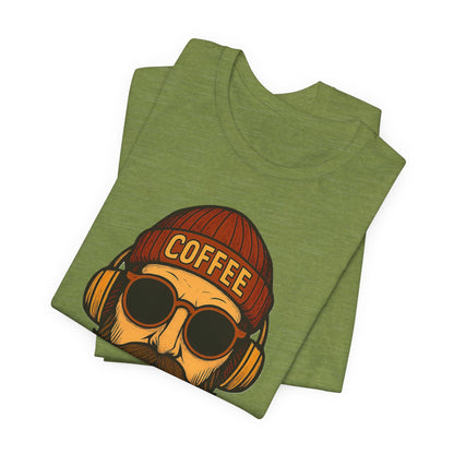 Coffee Lover's Unisex Tee - Perfect for Baristas, Father's Day, Casual Wear, Gifts, Coffee Shop Vibe, Hipster Style