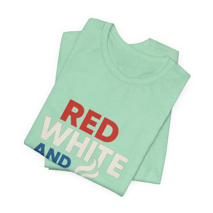 Unisex Patriotic Coffee Tee, Red White and Brew Shirt, Independence Day Apparel, USA Shirt, Summer BBQ Outfit, Gift for Men and Women