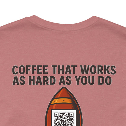 Coffee-Focused Promotional Rocket Tee, Motivational Shirt, Gift for Coffee Lovers, Fun Relaxed T-Shirt, Everyday Casual Wear