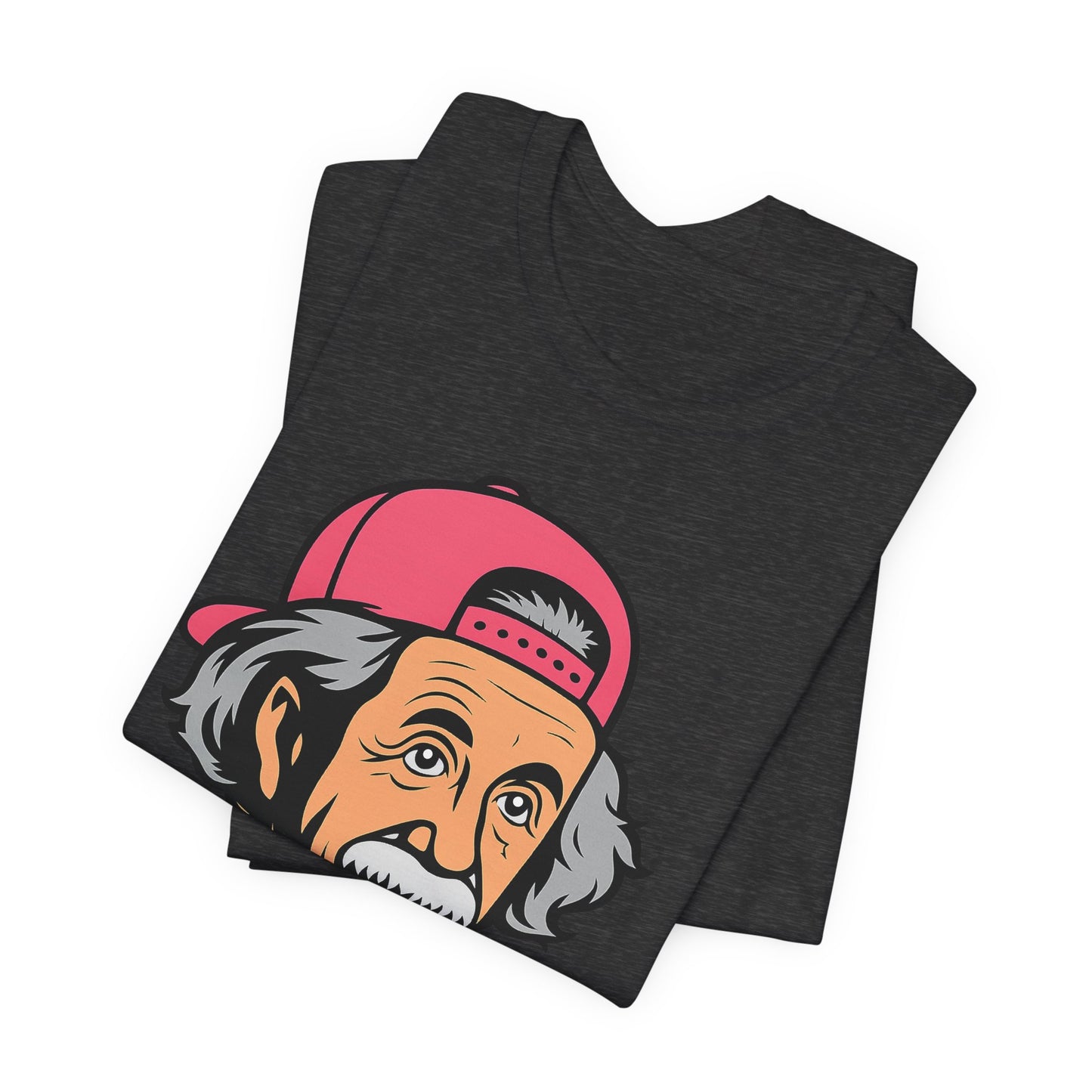 Funny Einstein Coffee Tee, Unisex Short Sleeve Shirt, Great for Coffee Lovers, Gift for Dad, Cute & Quirky Apparel