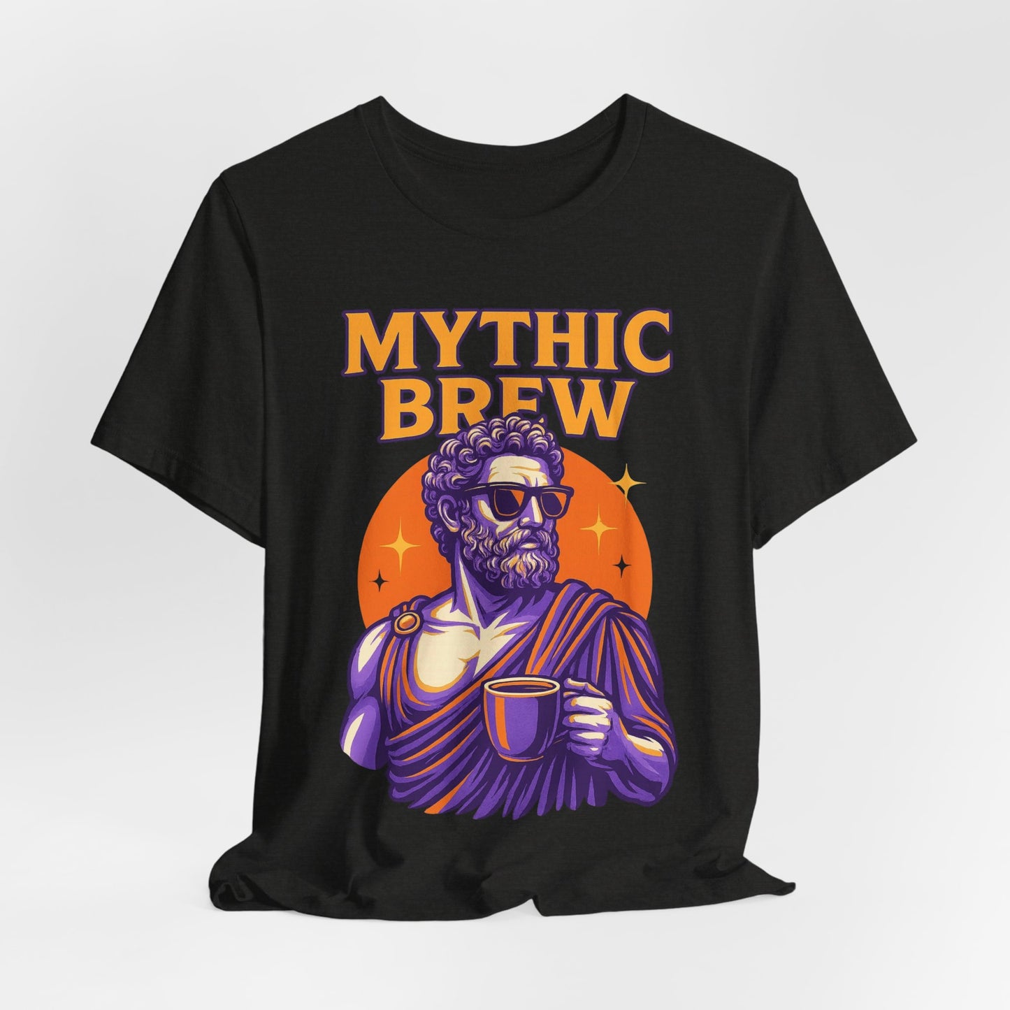 Mythic Brew Tee - Unisex Graphic T-Shirt, Coffee Lover Shirt, Gifts for Him, Vintage Style Tee, Casual Wear