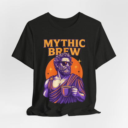 Mythic Brew Tee - Unisex Graphic T-Shirt, Coffee Lover Shirt, Gifts for Him, Vintage Style Tee, Casual Wear