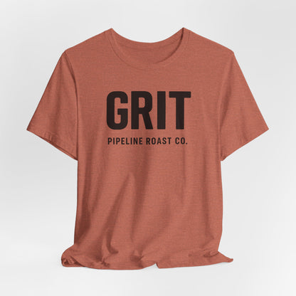 Bold Grit Tee for Coffee Lovers, Casual Unisex Shirt, Perfect Gift for Baristas, Coffee Enthusiasts, Motivational Apparel