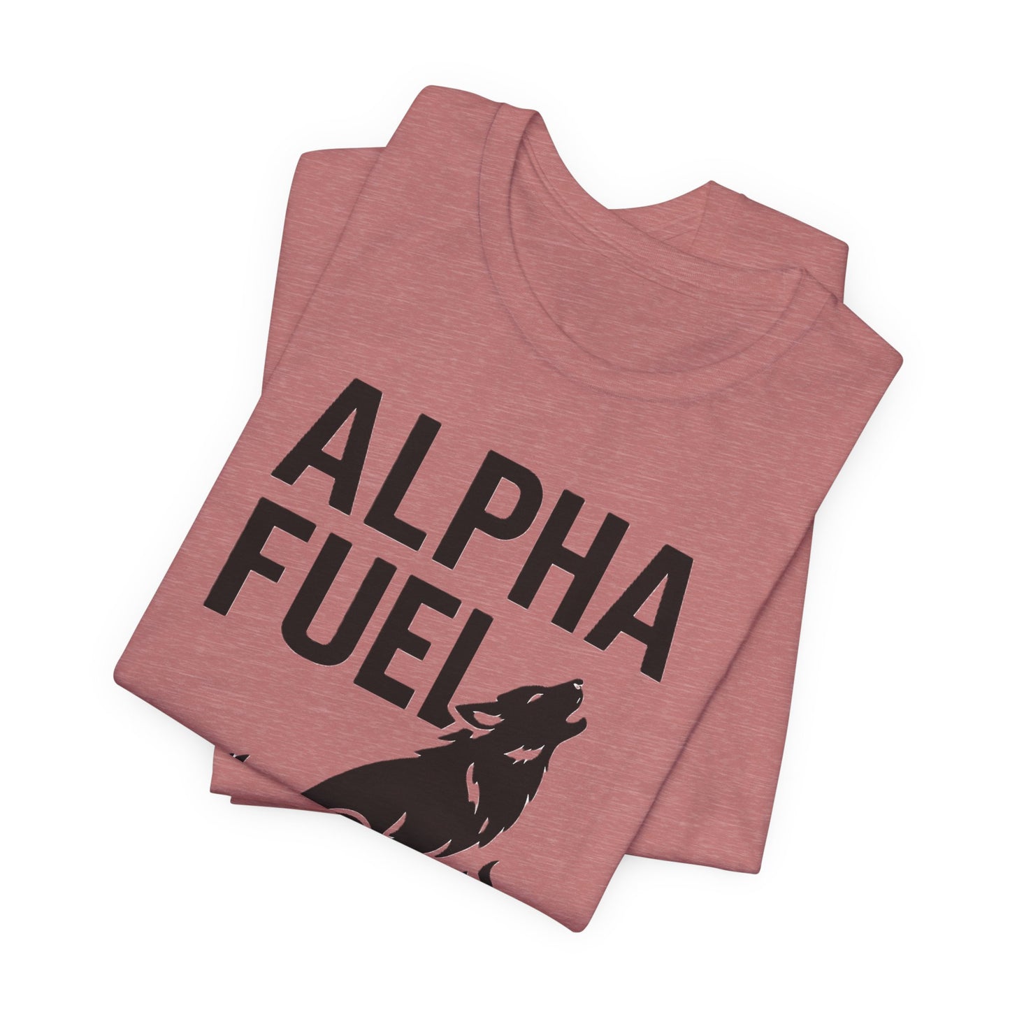 Alpha Fuel Unisex Tee, Coffee Lover T-Shirt, Gift for Baristas, Dog and Cat Owners Gift, Casual Everyday Wear