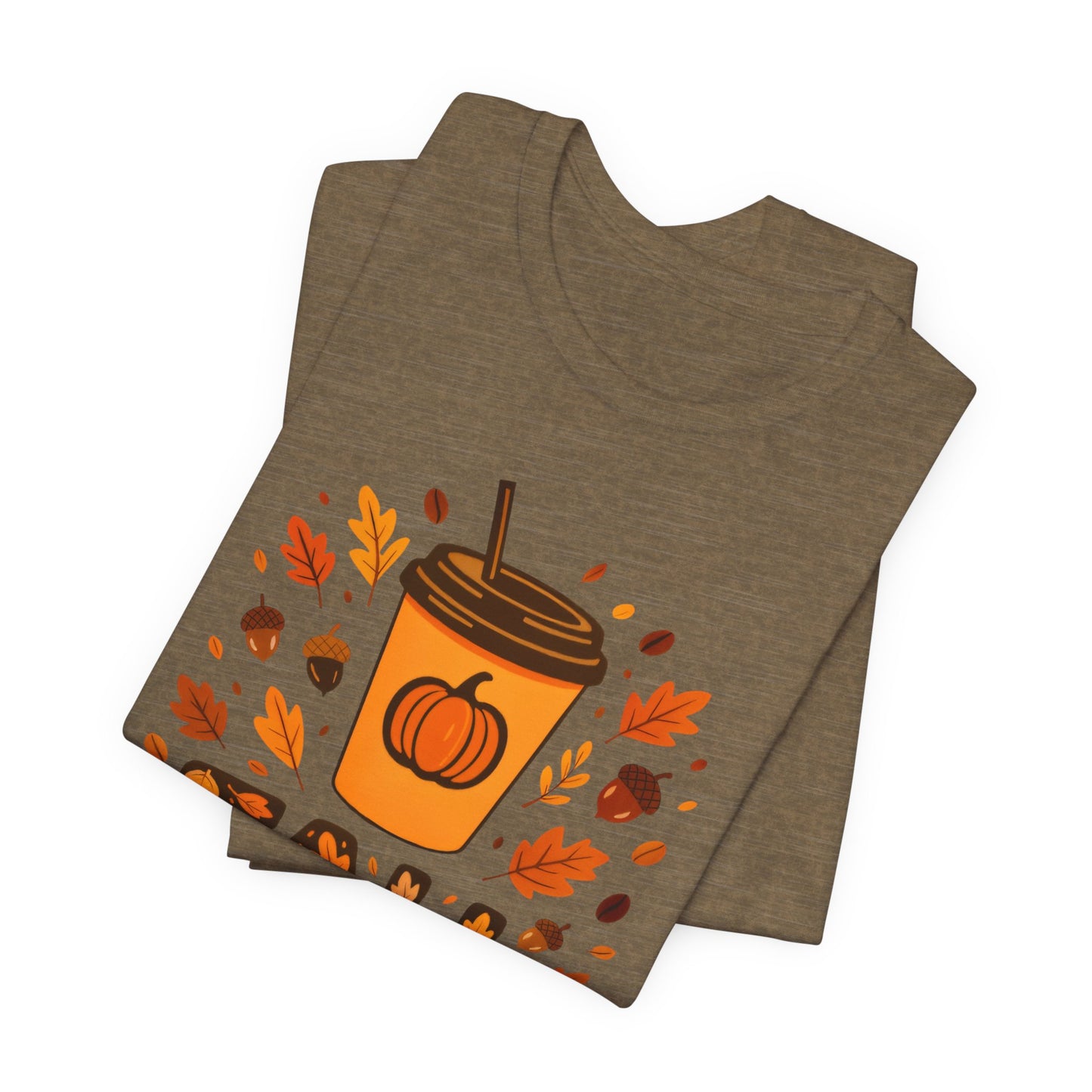 Autumn Coffee Lover Tee - Fall Vibes Unisex Shirt, Perfect for Cozy Days, Pumpkin Spice, Thanksgiving Gift, Seasonal Fashion, Casual Wear