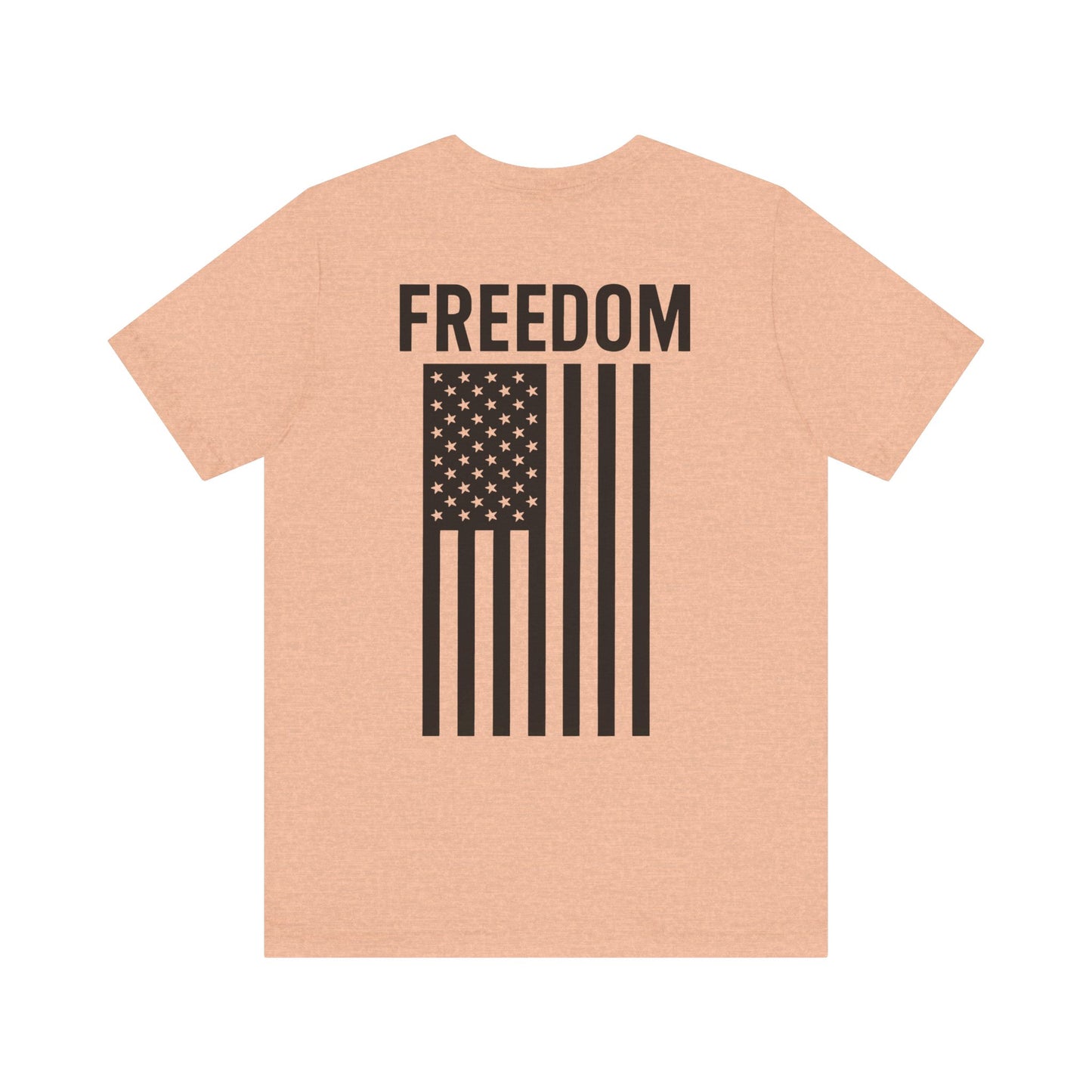 Freedom Flag Unisex Tee - Patriotic Shirt for Independence Day, Casual Wear, USA Pride, Gift for Veterans, Summer Style
