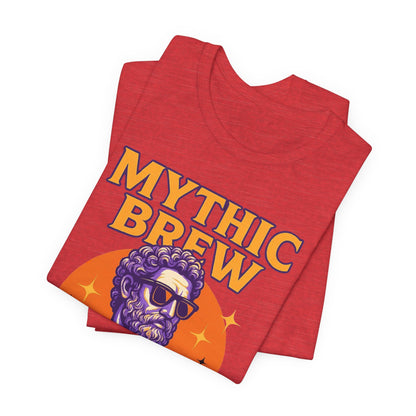 Mythic Brew Tee - Unisex Graphic T-Shirt, Coffee Lover Shirt, Gifts for Him, Vintage Style Tee, Casual Wear
