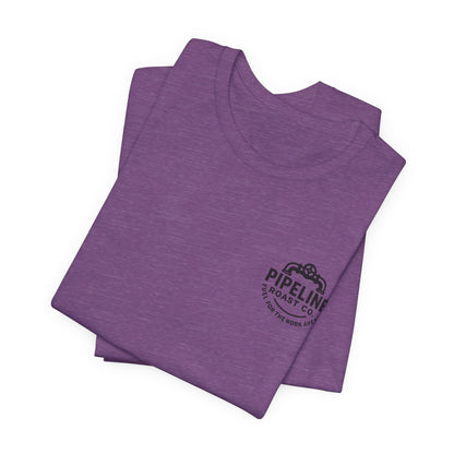 Pipeline Roast Co. Branded Classic Unisex Jersey Short Sleeve Tee - Soft, Breathable Cotton | Bella+Canvas
