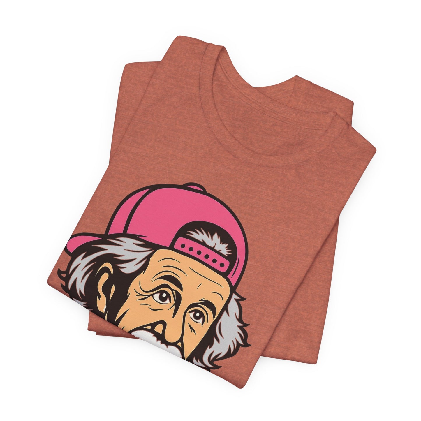 Funny Einstein Coffee Tee, Unisex Short Sleeve Shirt, Great for Coffee Lovers, Gift for Dad, Cute & Quirky Apparel