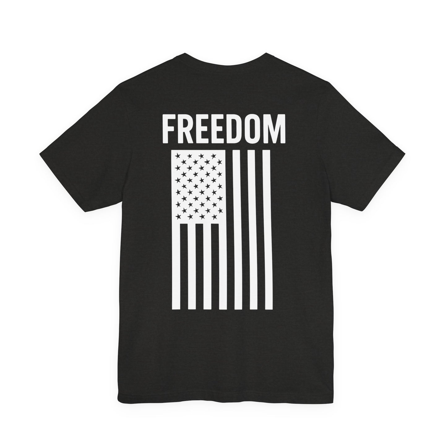 Freedom Flag Unisex Tee - Patriotic Shirt for Independence Day, Casual Wear, USA Pride, Gift for Veterans, Summer Style