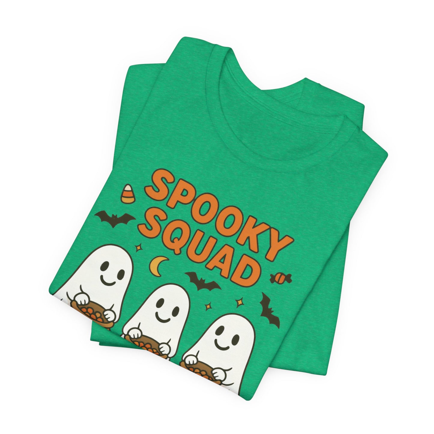 Spooky Squad Coffee Ghosts Tee – Halloween Shirt for Coffee Lovers