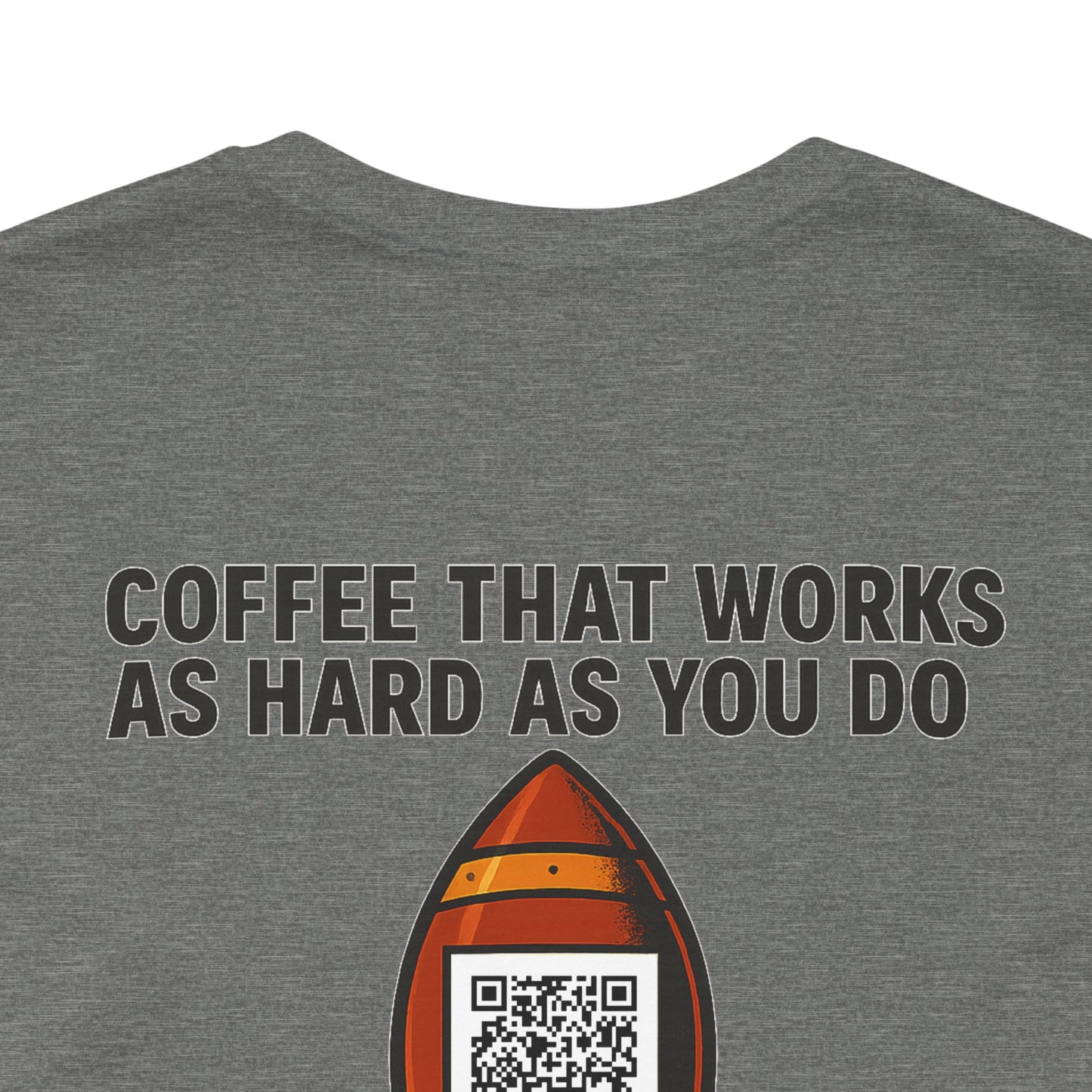 Coffee-Focused Promotional Rocket Tee, Motivational Shirt, Gift for Coffee Lovers, Fun Relaxed T-Shirt, Everyday Casual Wear