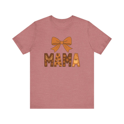 Mama Bow Tee - Cute Mother's Day Gift, Casual Everyday Wear, Family Matching Outfit, Birthday Celebration Top, Gift for Moms