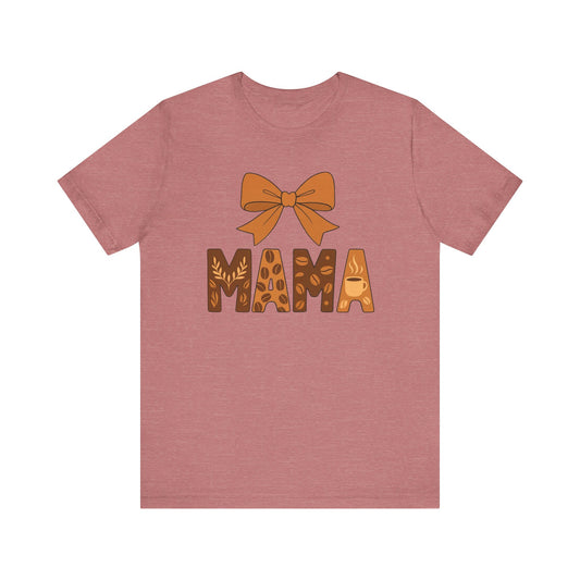 Mama Bow Tee - Cute Mother's Day Gift, Casual Everyday Wear, Family Matching Outfit, Birthday Celebration Top, Gift for Moms