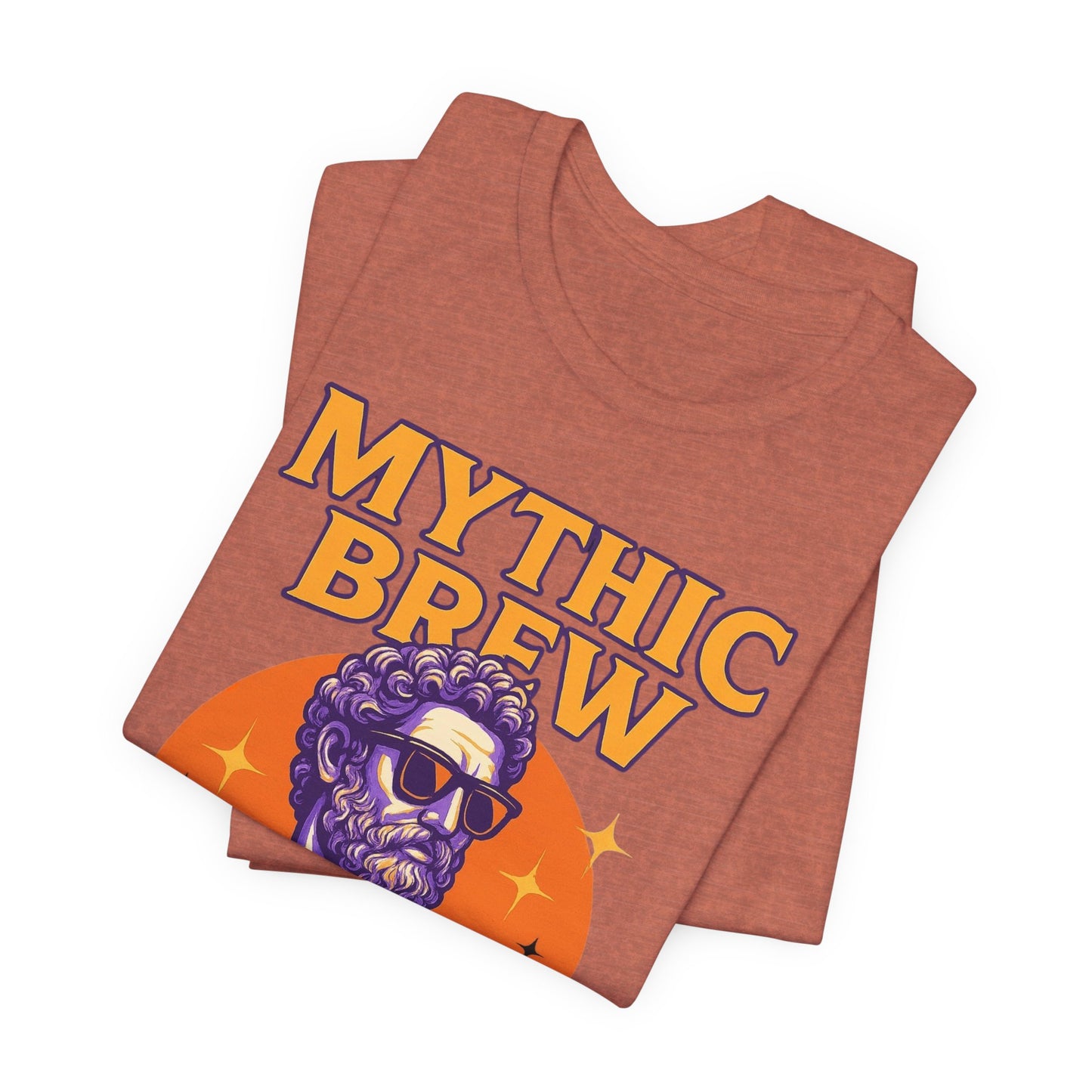 Mythic Brew Tee - Unisex Graphic T-Shirt, Coffee Lover Shirt, Gifts for Him, Vintage Style Tee, Casual Wear