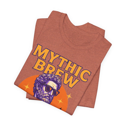 Mythic Brew Tee - Unisex Graphic T-Shirt, Coffee Lover Shirt, Gifts for Him, Vintage Style Tee, Casual Wear