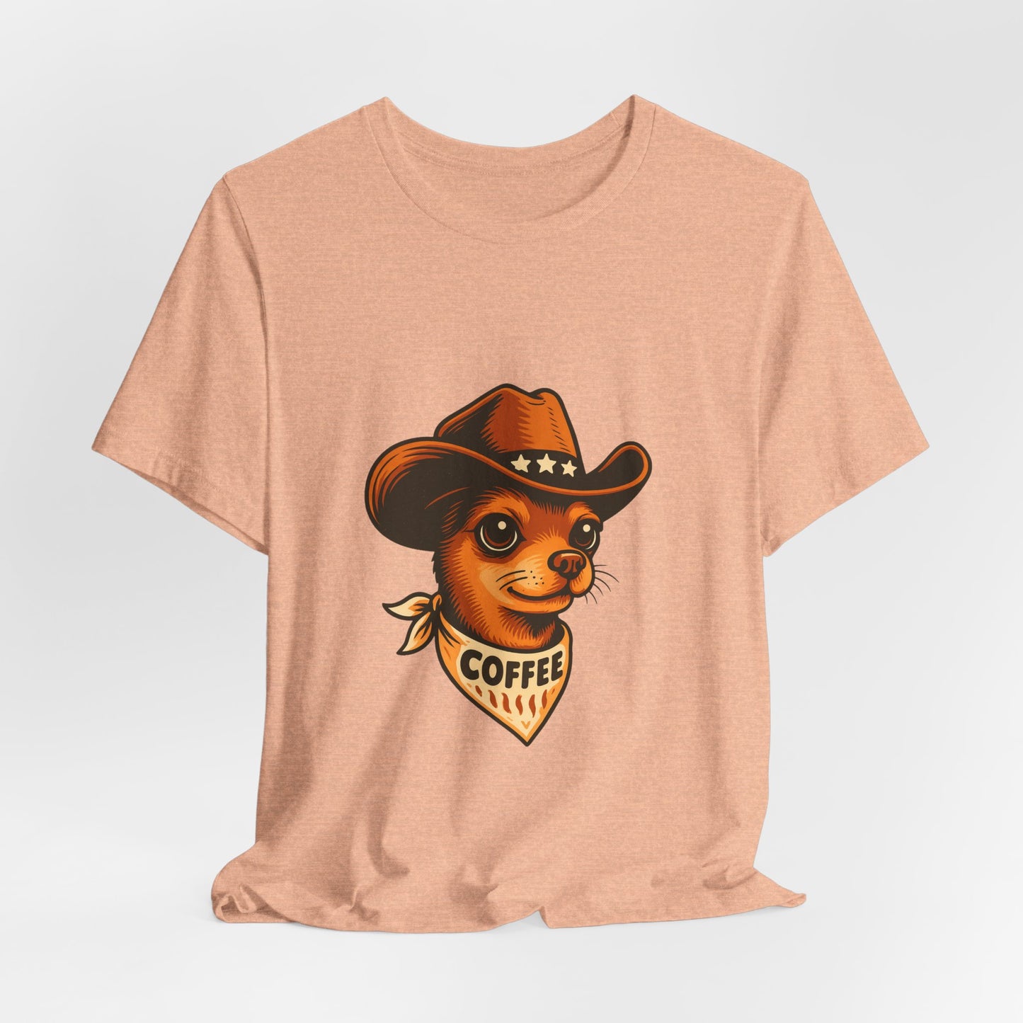 Cowboy Coffee Graphic Tee, Unisex T-Shirt, Funny Coffee Lover Gift, Casual Wear, Coffee Shop Merch