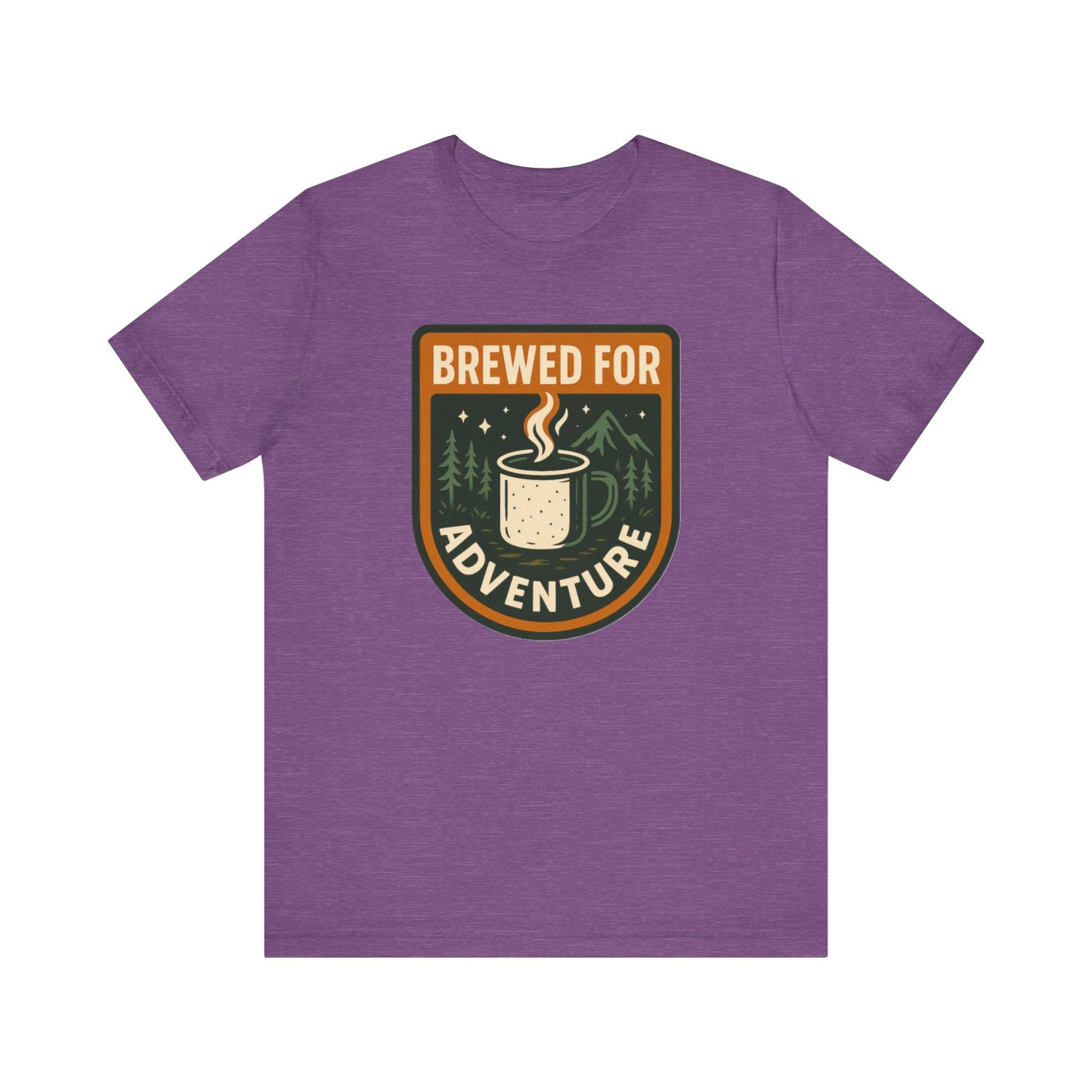 Adventure Brewed Graphic Tee - Perfect for Outdoors Lovers, Travel, Hiking, Camping, Gift for Adventurers