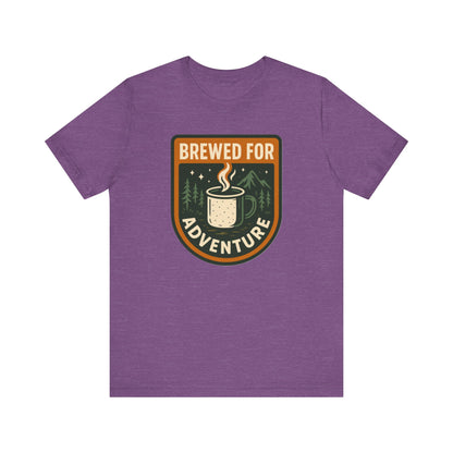 Adventure Brewed Graphic Tee - Perfect for Outdoors Lovers, Travel, Hiking, Camping, Gift for Adventurers