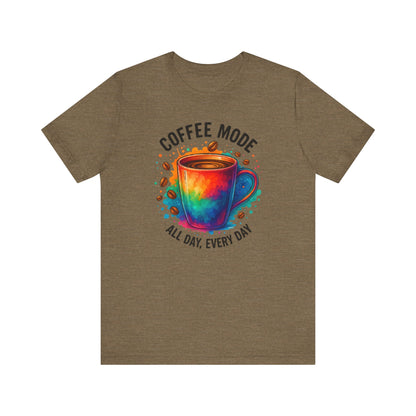 Coffee Lover's Unisex Tee | Fun Graphic Shirt for Coffee Enthusiasts, Gift for Coffee Lovers, Casual Wear, Everyday Comfort