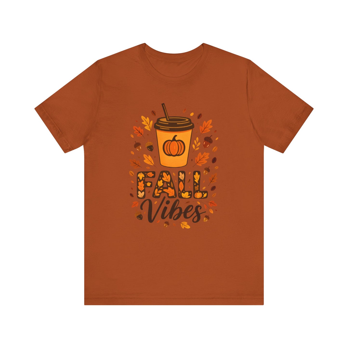 Autumn Coffee Lover Tee - Fall Vibes Unisex Shirt, Perfect for Cozy Days, Pumpkin Spice, Thanksgiving Gift, Seasonal Fashion, Casual Wear