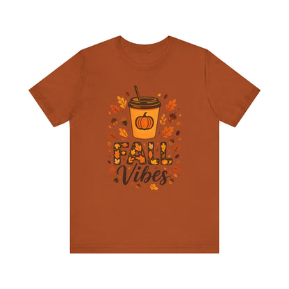 Autumn Coffee Lover Tee - Fall Vibes Unisex Shirt, Perfect for Cozy Days, Pumpkin Spice, Thanksgiving Gift, Seasonal Fashion, Casual Wear