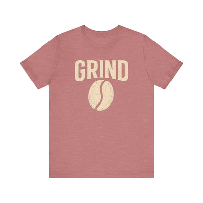 Unisex Coffee Grind Tee - Motivational Workout Shirt, Perfect for Coffee Lovers, Gym Enthusiasts, Gift for Coffee Lovers, Casual Wear