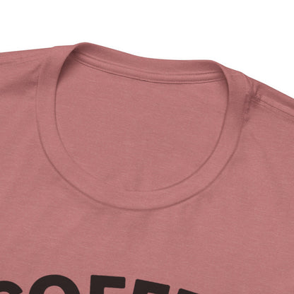 Coffee Lover’s Unisex Tee | Cute Cow Design | Perfect for Casual Gatherings, Birthdays, Coffee Lovers, Gifts