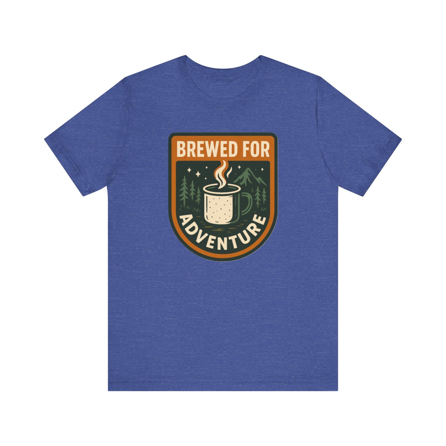 Adventure Brewed Graphic Tee - Perfect for Outdoors Lovers, Travel, Hiking, Camping, Gift for Adventurers