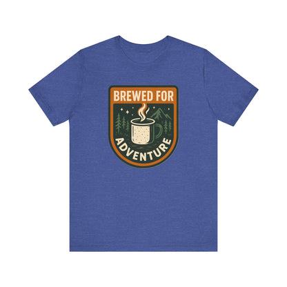 Adventure Brewed Graphic Tee - Perfect for Outdoors Lovers, Travel, Hiking, Camping, Gift for Adventurers