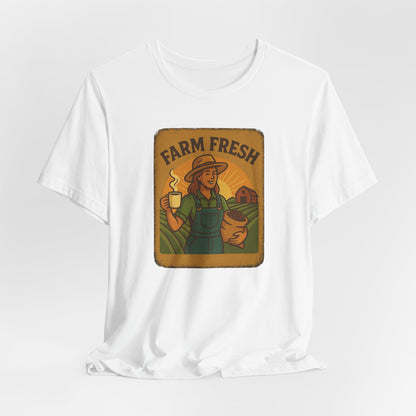 Farm Fresh Unisex Jersey Tee - Pipeline Roast Co.