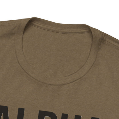 Alpha Fuel Unisex Tee, Coffee Lover T-Shirt, Gift for Baristas, Dog and Cat Owners Gift, Casual Everyday Wear