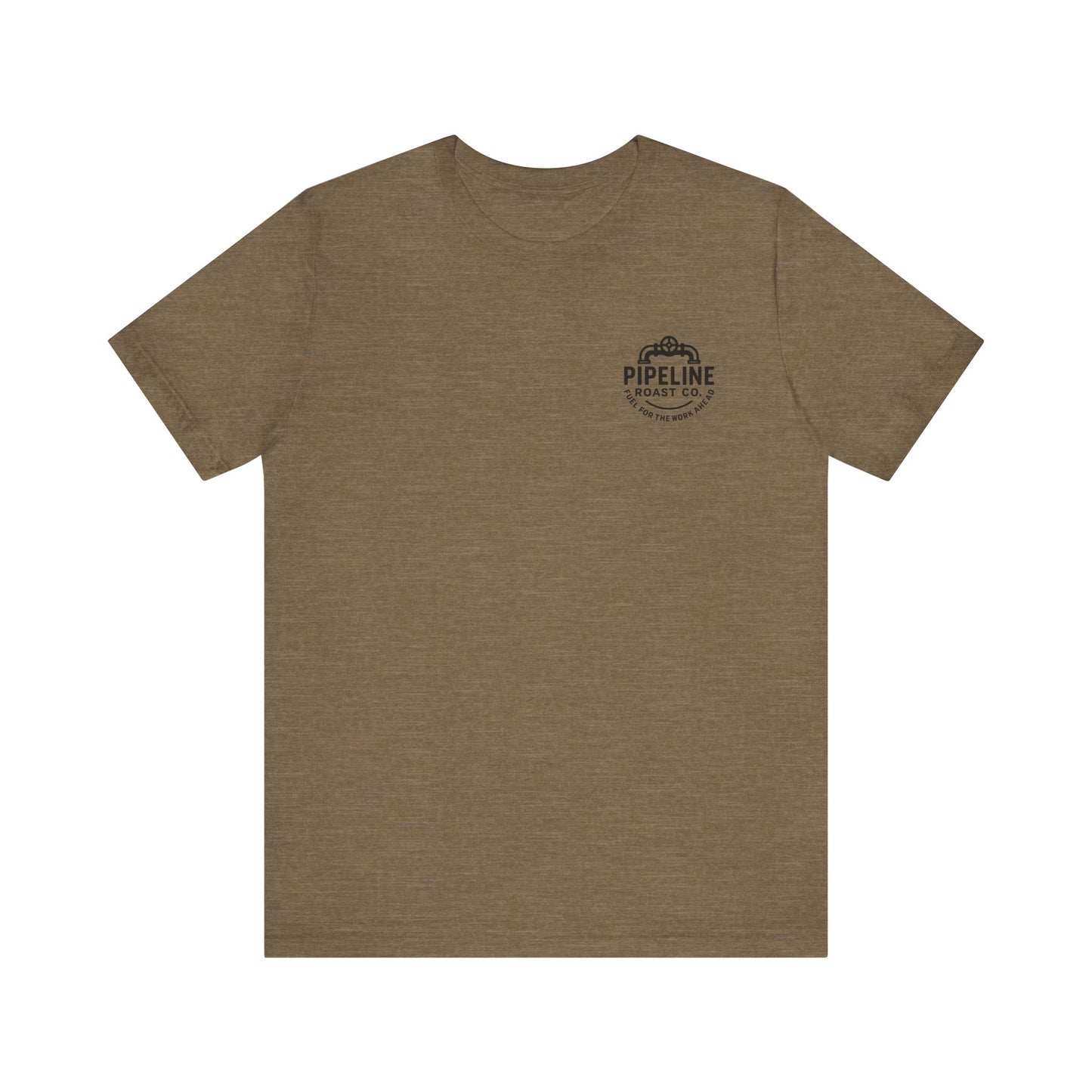 Rusty Vintage Pipeline Roast Co. Industrial Seal Tee – Rugged Workwear Style Coffee Shirt