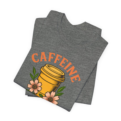 Caffeine Queen Tee - Perfect for Coffee Lovers, Casual Wear, Gifts, Birthdays or Coffee-Themed Events, Fun and Stylish!