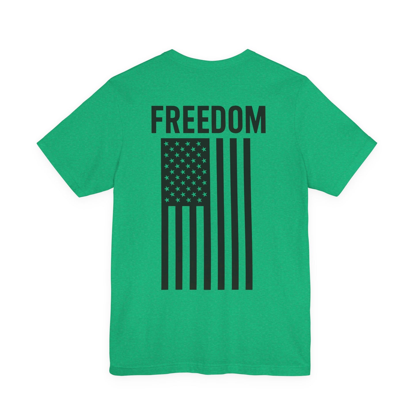 Freedom Flag Unisex Tee - Patriotic Shirt for Independence Day, Casual Wear, USA Pride, Gift for Veterans, Summer Style