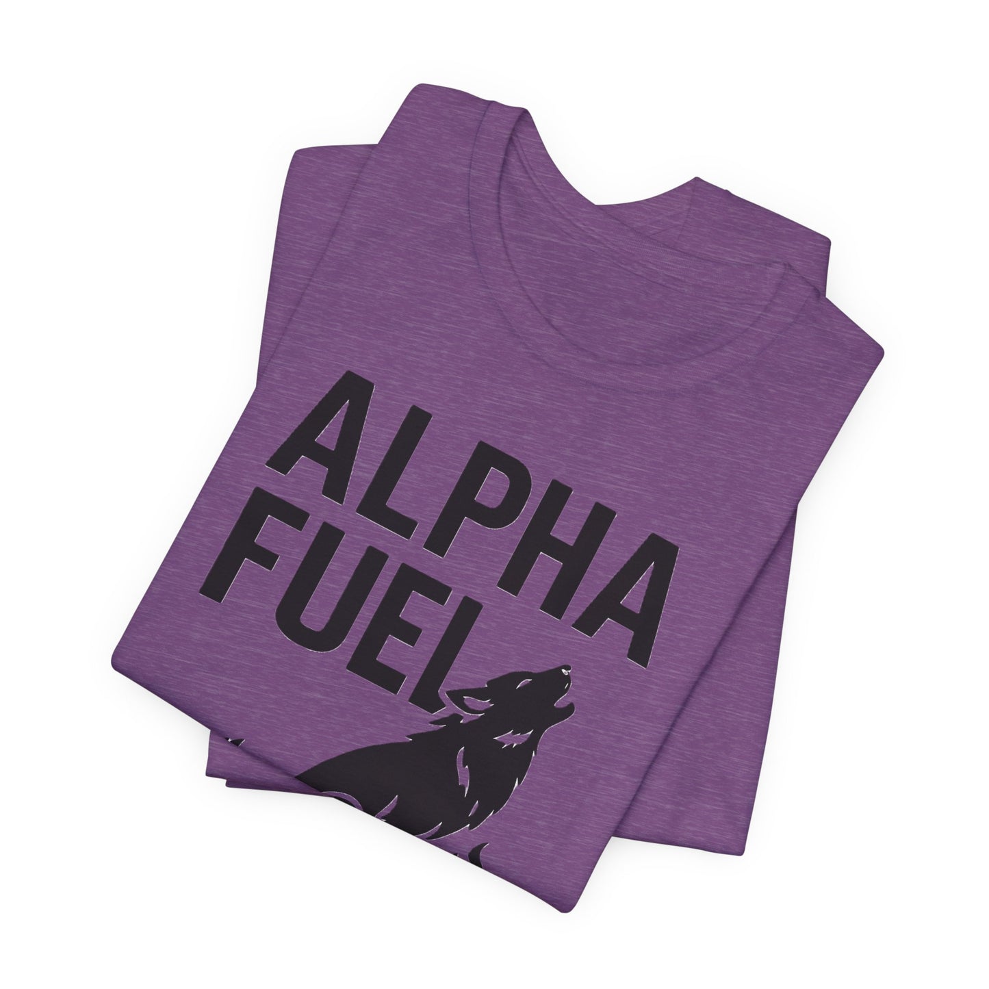 Alpha Fuel Unisex Tee, Coffee Lover T-Shirt, Gift for Baristas, Dog and Cat Owners Gift, Casual Everyday Wear