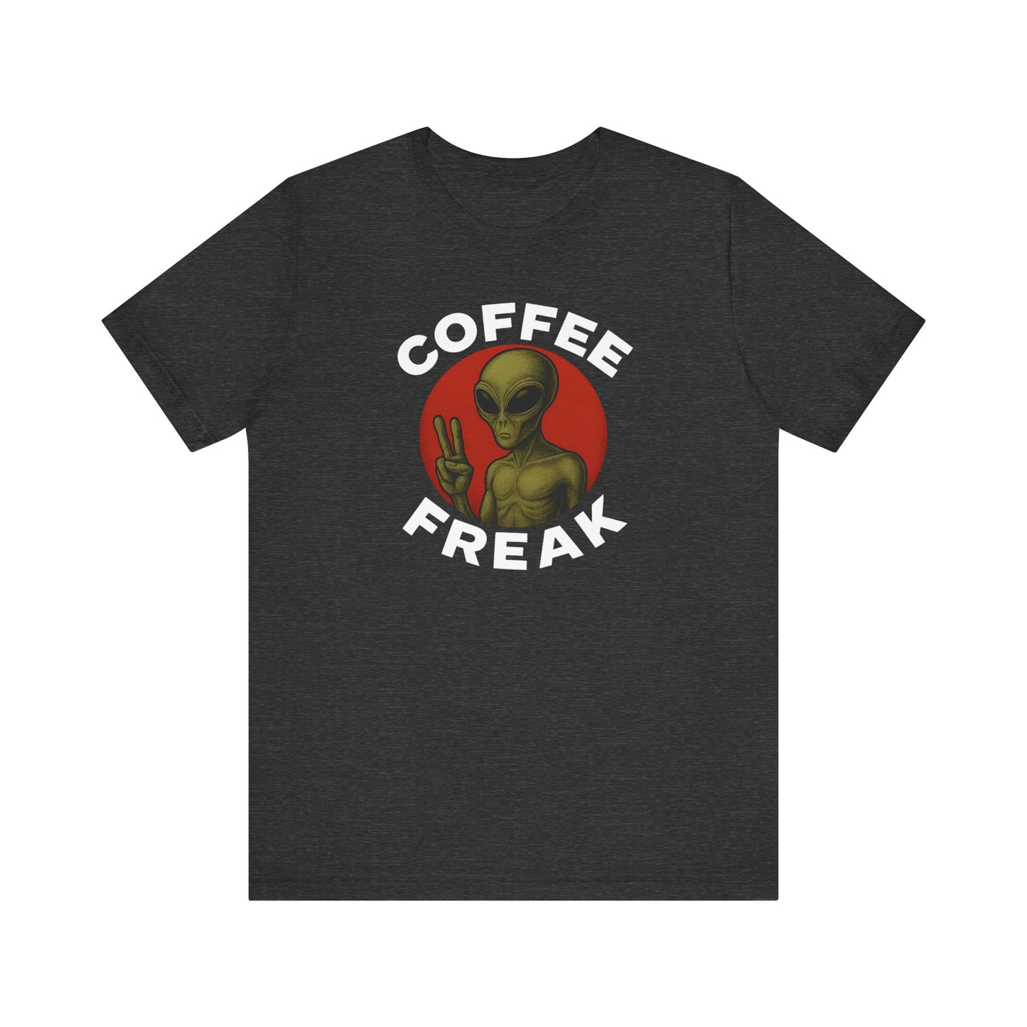 Coffee Freak Unisex Jersey Short Sleeve Tee, Cute Alien Tee, Funny Coffee Shirt for Coffee Lovers, Quirky Graphic Tee, Perfect for [...]