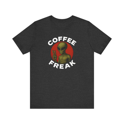 Coffee Freak Unisex Jersey Short Sleeve Tee, Cute Alien Tee, Funny Coffee Shirt for Coffee Lovers, Quirky Graphic Tee, Perfect for [...]