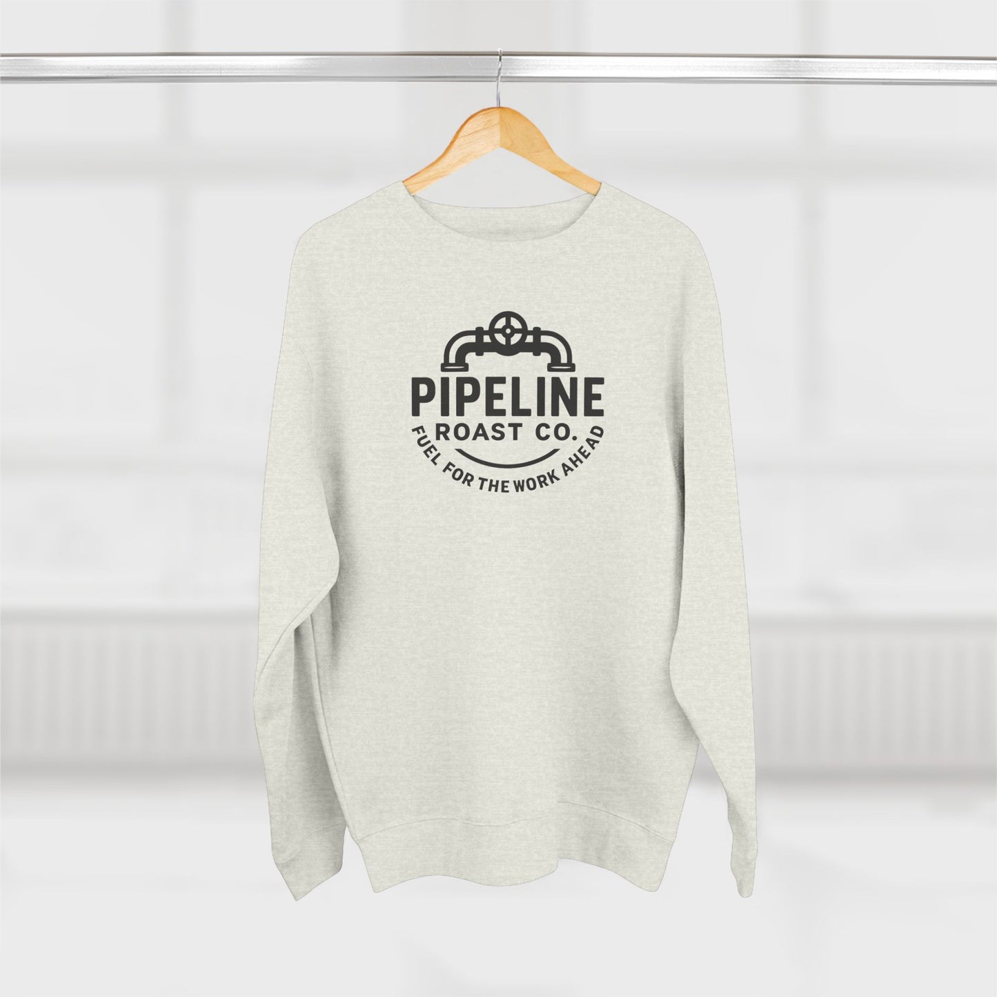 Pipeline Roast Co. Sweatshirt – Industrial Strength Coffee Crewneck