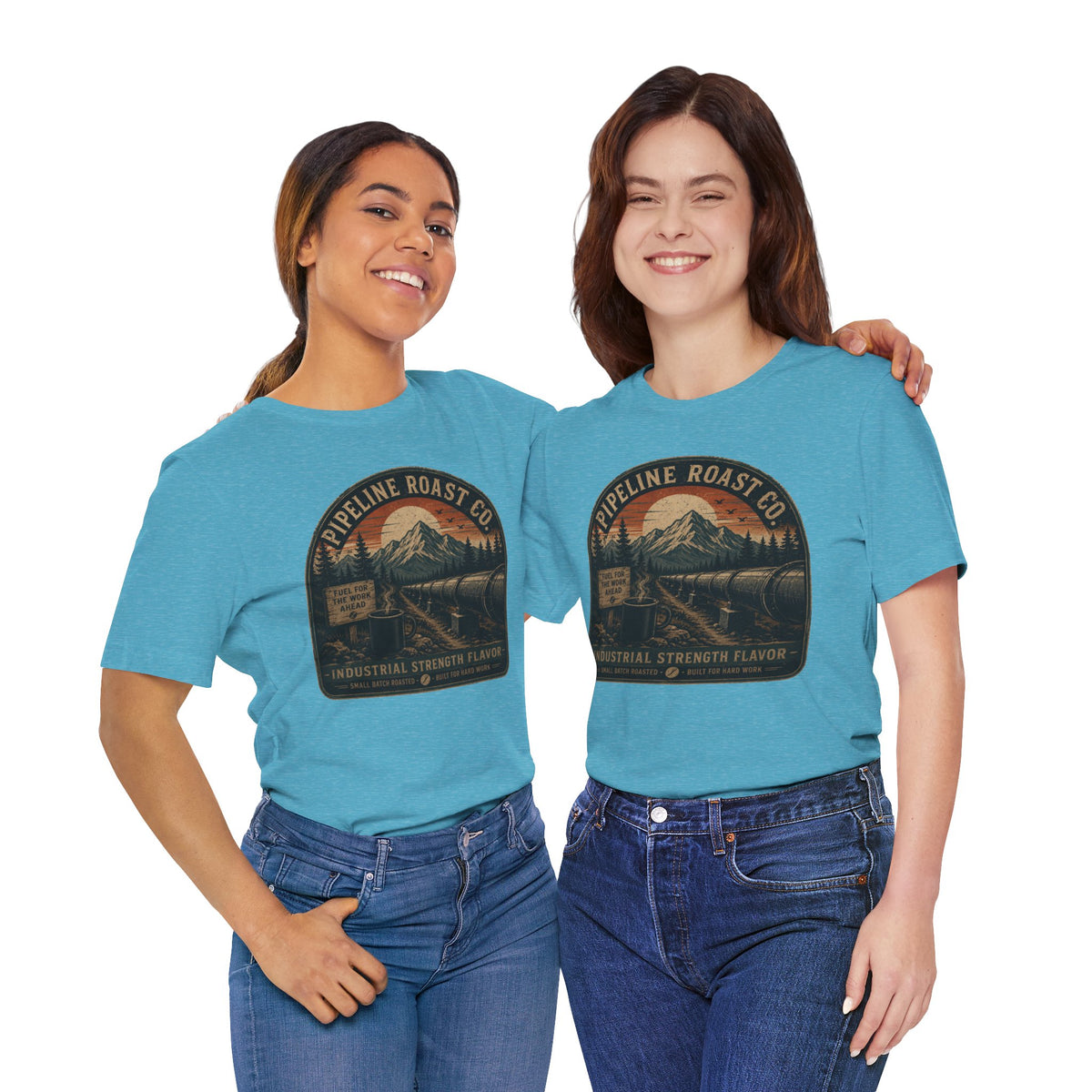 Pipeline Roast Co. Graphic Tee — National Park Style Coffee Shirt