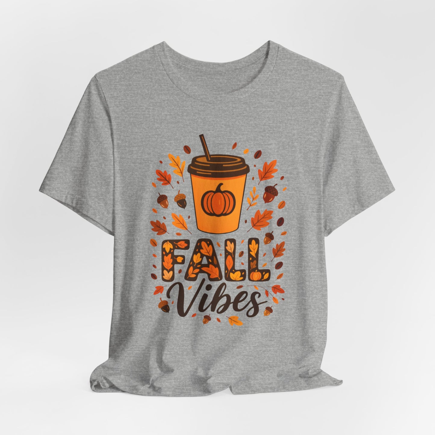 Autumn Coffee Lover Tee - Fall Vibes Unisex Shirt, Perfect for Cozy Days, Pumpkin Spice, Thanksgiving Gift, Seasonal Fashion, Casual Wear
