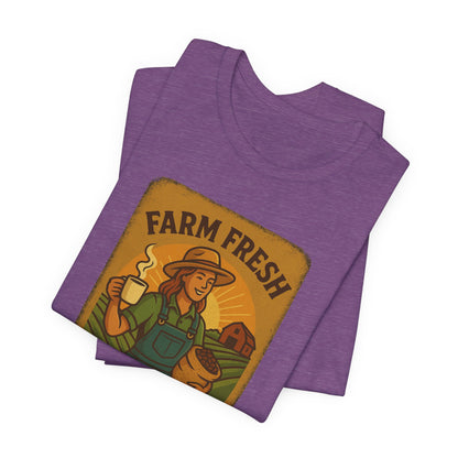 Farm Fresh Unisex Jersey Tee - Pipeline Roast Co.