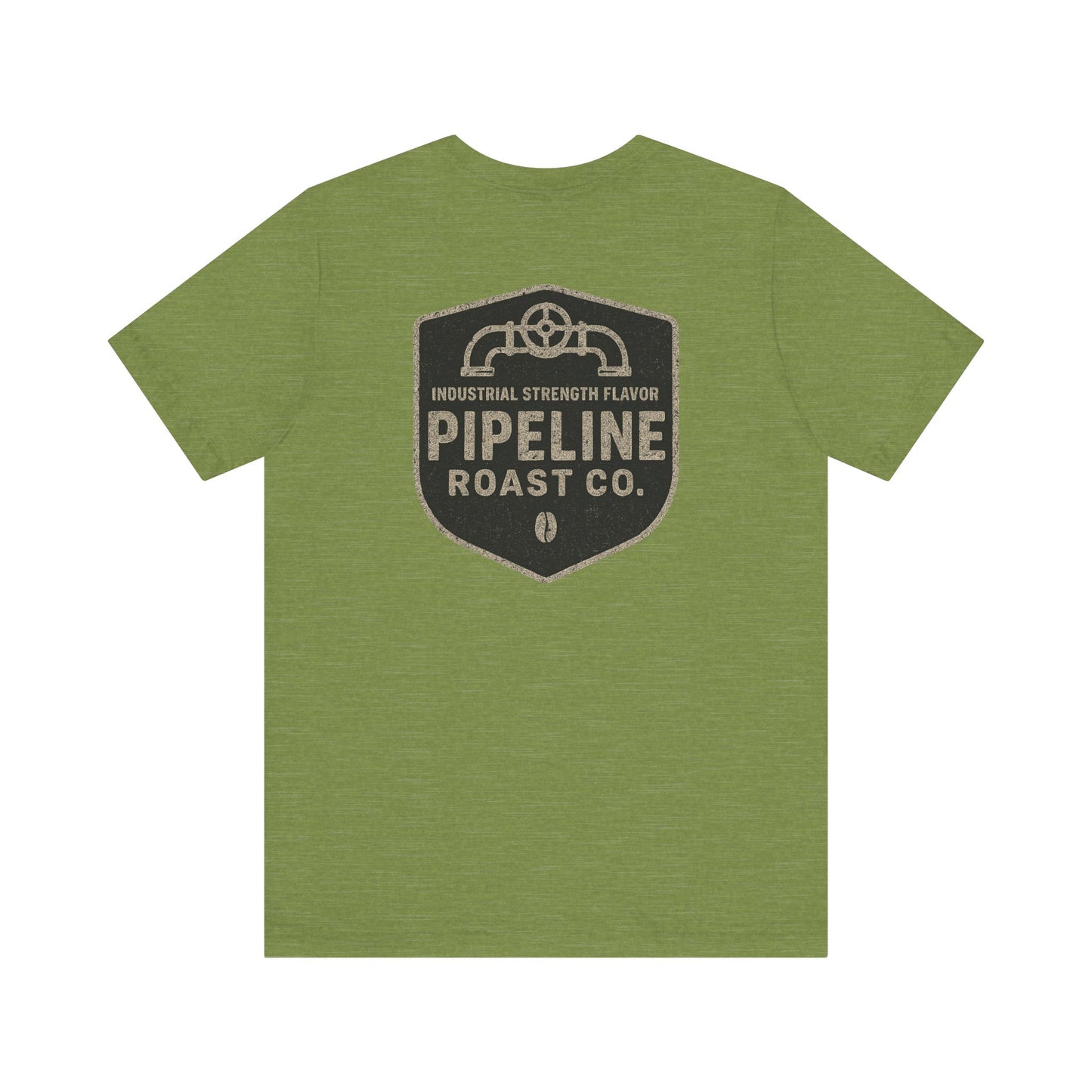 Vintage Pipeline Roast Co. Industrial Emblem T-Shirt – Distressed Workwear Coffee Tee